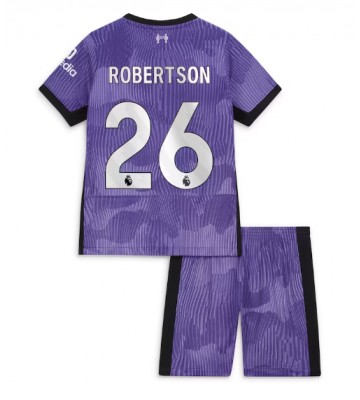 Liverpool Andrew Robertson #26 Tredje trøje Børn 2023-24 Kort ærmer (+ korte bukser)